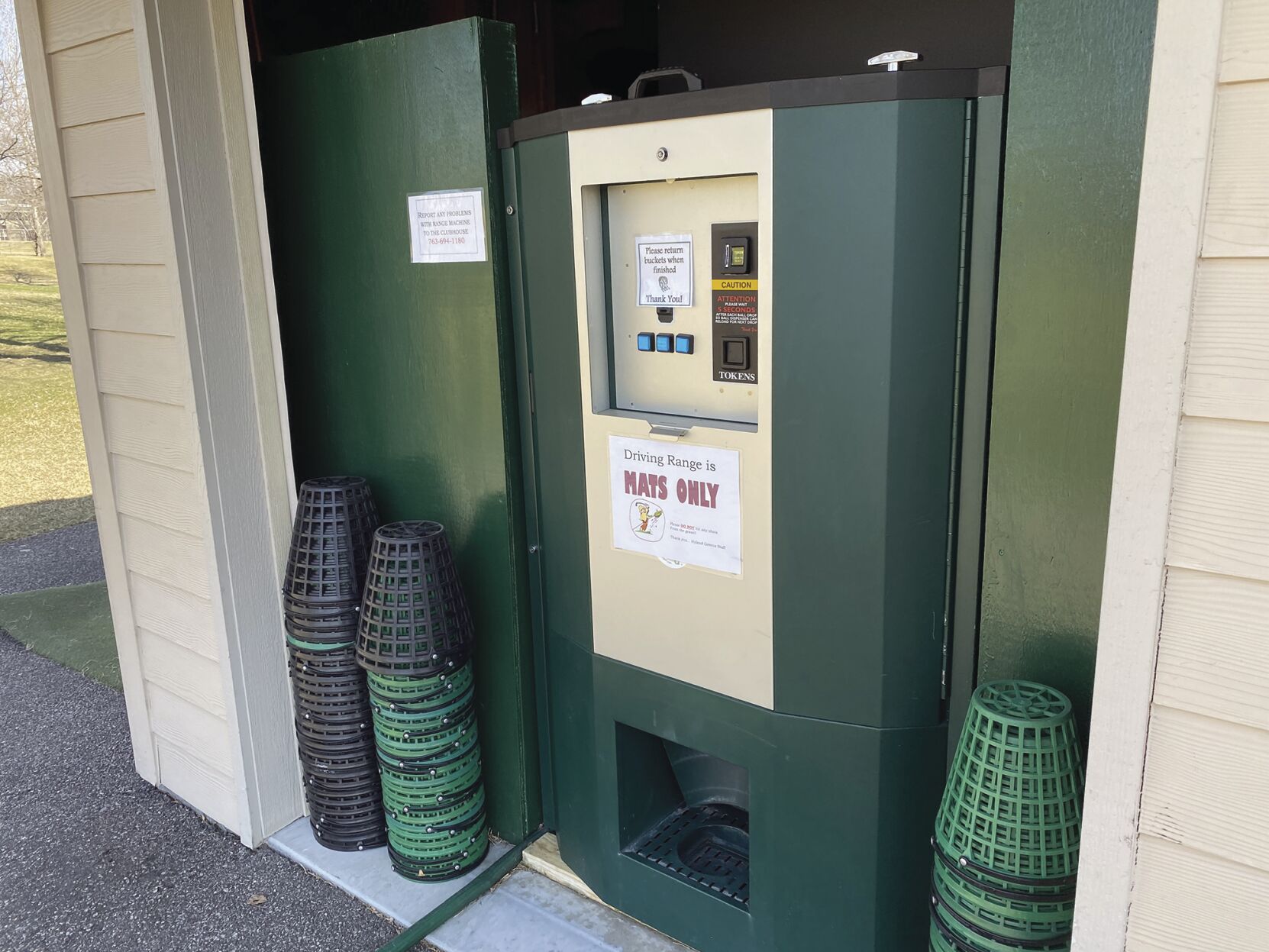 Drive range dispenser